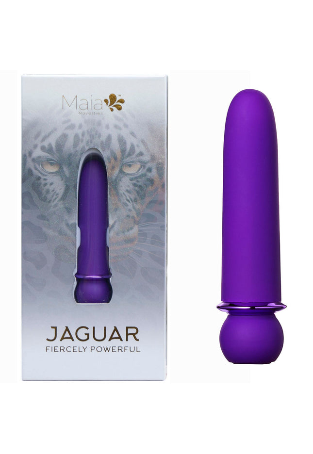 Maia JAGUAR - Purple - Purple 10.1 cm USB Rechargeable Bullet