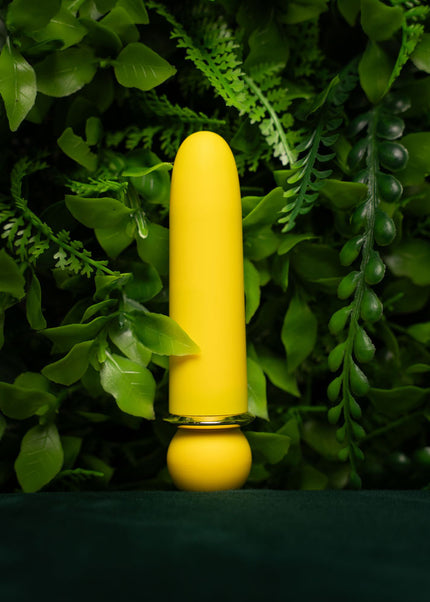 Maia JAGUAR - Yellow - Yellow 10.1 cm USB Rechargeable Bullet