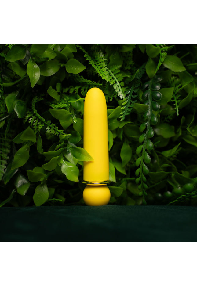 Maia JAGUAR - Yellow - Yellow 10.1 cm USB Rechargeable Bullet