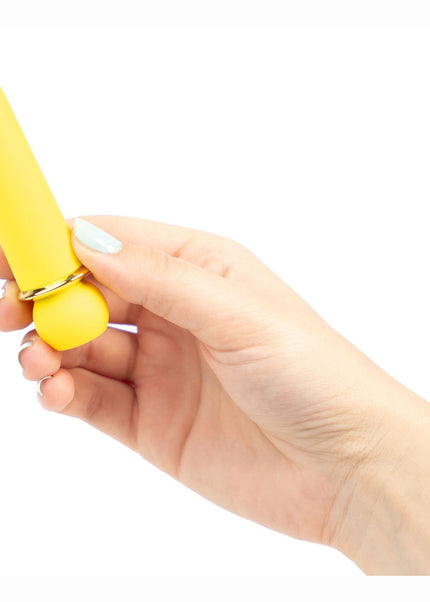 Maia JAGUAR - Yellow - Yellow 10.1 cm USB Rechargeable Bullet