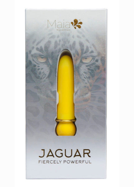 Maia JAGUAR - Yellow - Yellow 10.1 cm USB Rechargeable Bullet