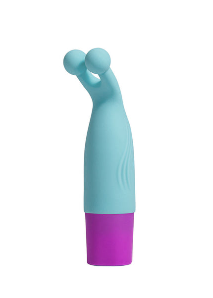 Maia MACI - Light Blue 8.9 cm USB Rechargeable Bullet
