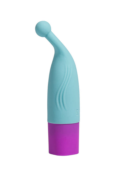Maia MACI - Light Blue 8.9 cm USB Rechargeable Bullet