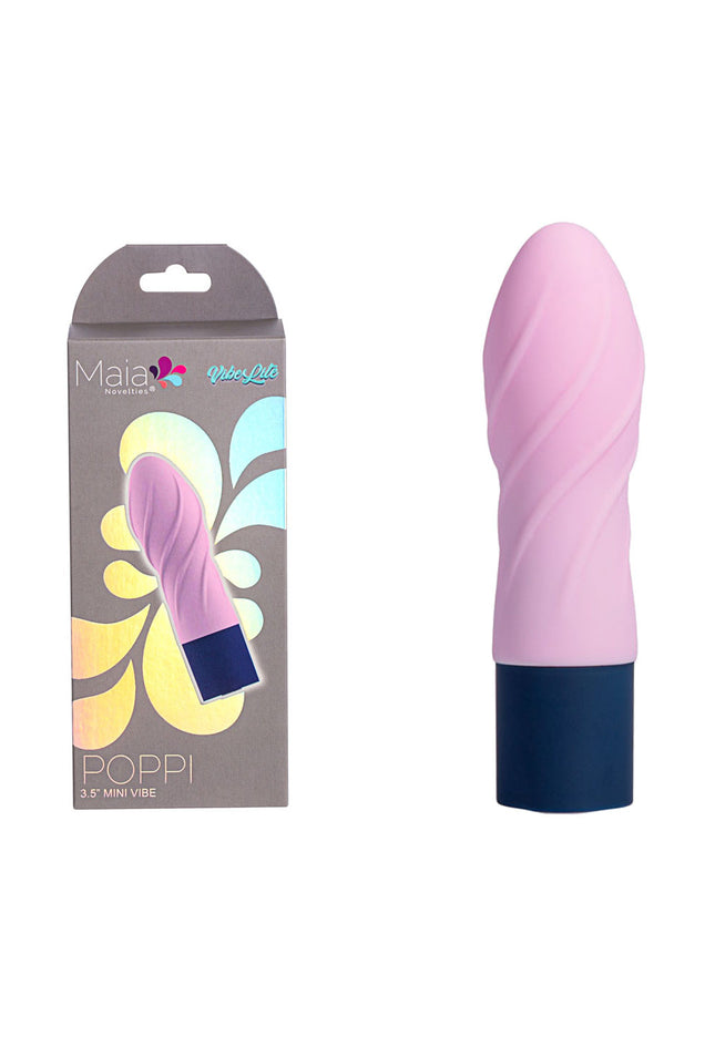 Maia POPPI - Light Pink 8.9 cm USB Rechargeable Bullet