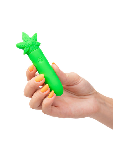 Maia STONI - 420 Green 11.1 cm USB Rechargeable Bullet