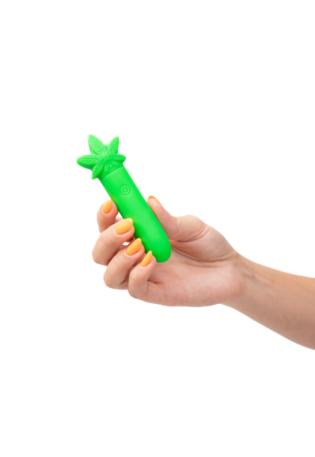 Maia STONI - 420 Green 11.1 cm USB Rechargeable Bullet