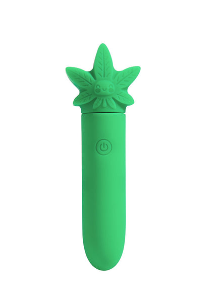 Maia STONI - 420 Green 11.1 cm USB Rechargeable Bullet