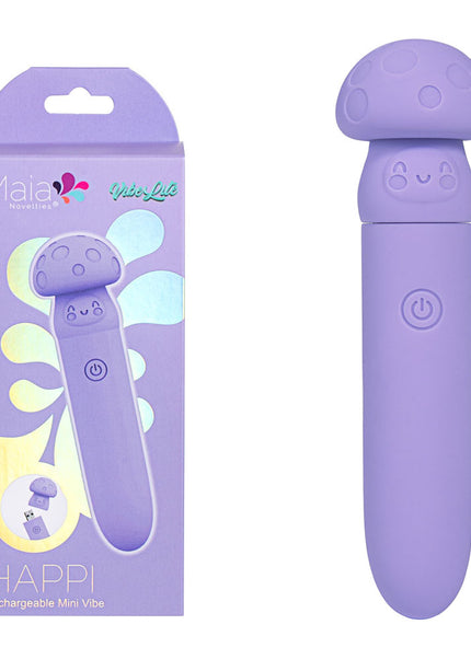 Maia HAPPI - Purple 11.1 cm USB Rechargeable Bullet
