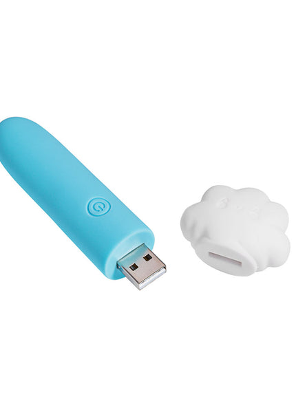 Maia STORMEE - Blue 11.1 cm USB Rechargeable Bullet
