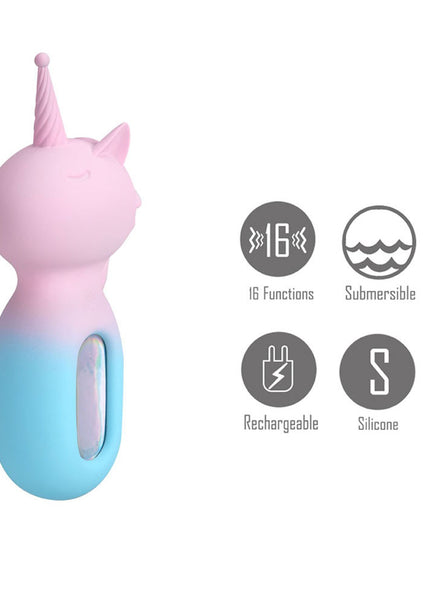 Maia UNIE - Pink/Blue USB Rechargeable Unicorn Wand