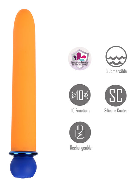Maia RORI - Orange - Orange 15.2 cm USB Rechargeable XL Bullet