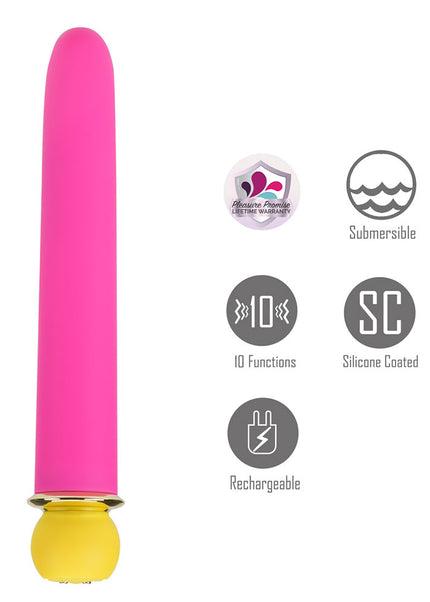 Maia RORI - Pink - Pink 15.2 cm USB Rechargeable XL Bullet