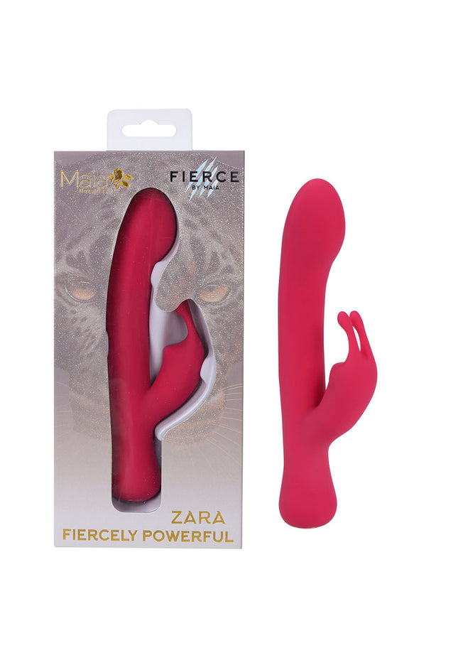 Maia ZARA - Red - Red 17.1 cm USB Rechargeable Rabbit Vibrator