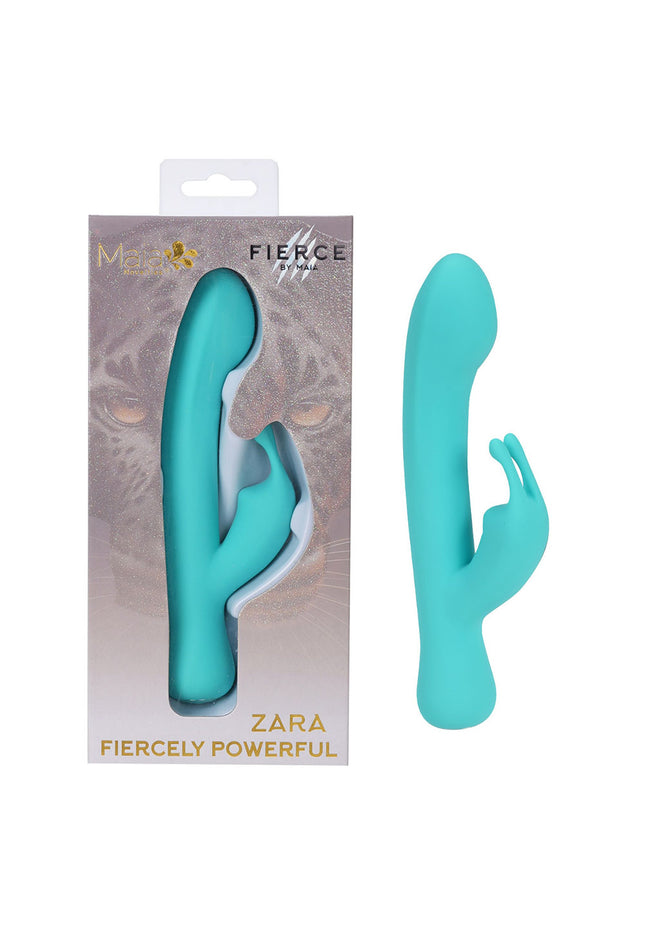 Maia ZARA - Teal - Teal 17.1 cm USB Rechargeable Rabbit Vibrator