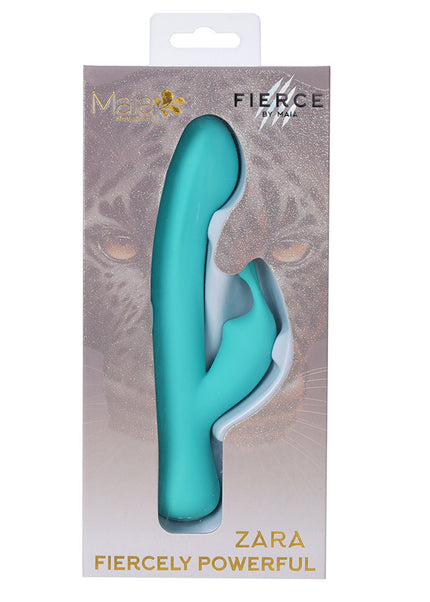Maia ZARA - Teal - Teal 17.1 cm USB Rechargeable Rabbit Vibrator