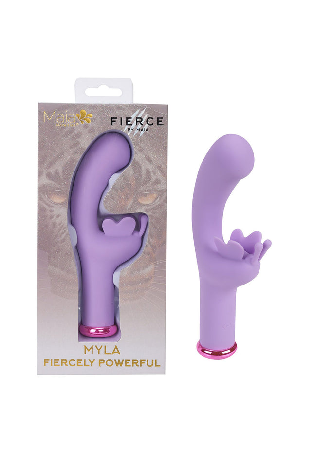 Maia MYLA - Lavender - Lavender 15.9 cm USB Rechargeable Butterfly Vibrator