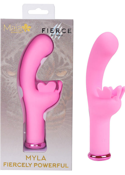 Maia MYLA - Pink - Pink 15.9 cm USB Rechargeable Butterfly Vibrator