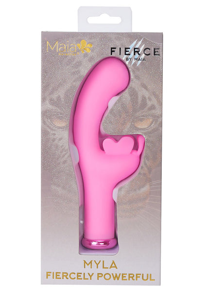 Maia MYLA - Pink - Pink 15.9 cm USB Rechargeable Butterfly Vibrator