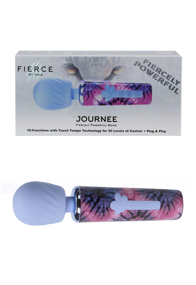 Maia JOURNEE Wand - Purple 15.9 cm USB Rechargeable Massage Wand