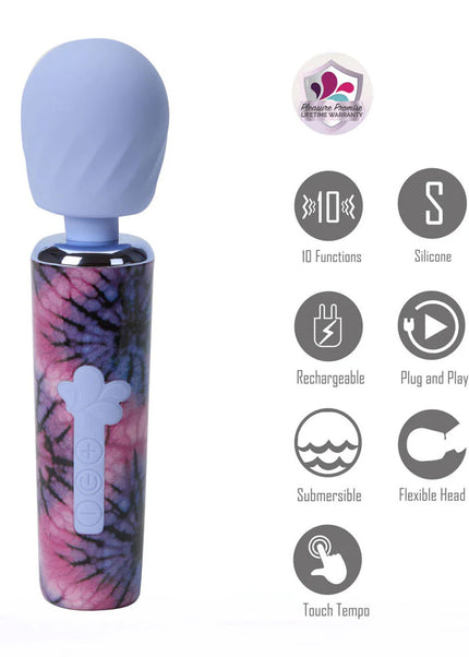 Maia JOURNEE Wand - Purple 15.9 cm USB Rechargeable Massage Wand