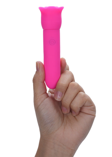 Maia VIBEDRIVE - Pink - Pink 10 cm USB Rechargeable Bullet with 16 GB Storage
