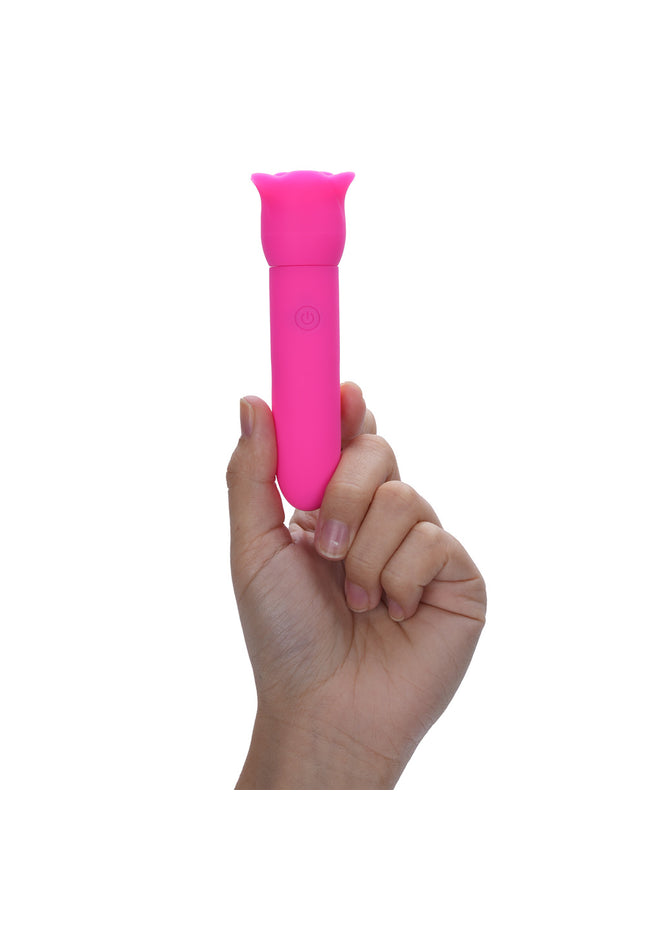 Maia VIBEDRIVE - Pink - Pink 10 cm USB Rechargeable Bullet with 16 GB Storage
