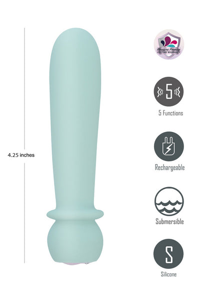 Maia SYMBA - Teal - Teal 10.8 cm USB Rechargeable Powerful Bullet
