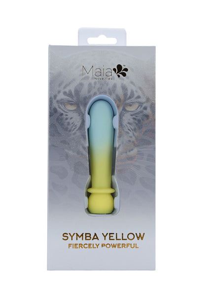Maia SYMBA - Yellow - Yellow 10.8 cm USB Rechargeable Powerful Bullet