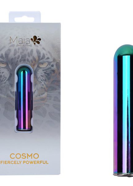 Maia COSMO - Metallic Coloured 8.9 cm USB Rechargeable Bullet