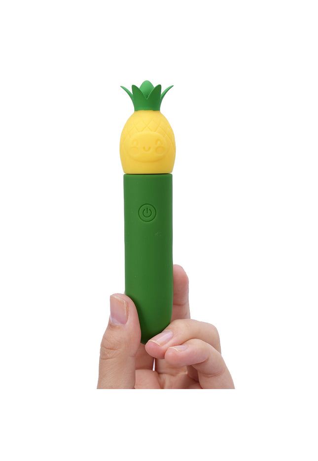 Maia PINA - Green/Yellow 11.1 cm USB Rechargeable Bullet