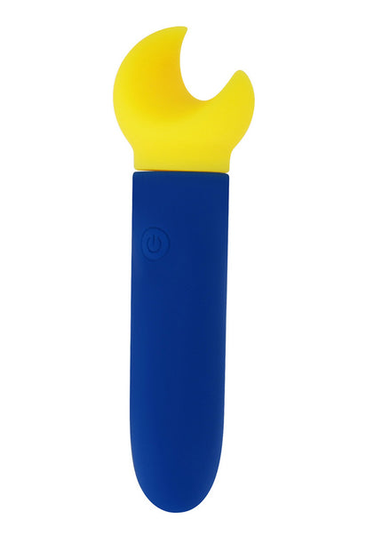 Maia SAYLOR - Blue/Yellow 11.1 cm USB Rechargeable Bullet