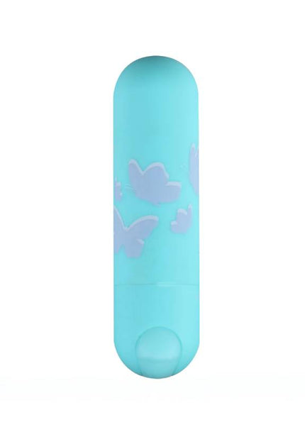 Maia Julia - Teal 7.6 cm USB Rechargeable Bullet