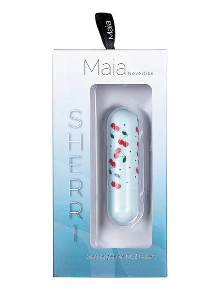 Maia Sherri - Baby Blue 7.6 cm USB Rechargeable Bullet