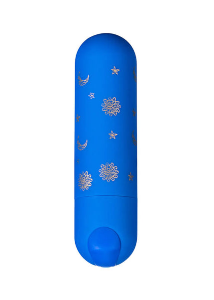 Maia Luna - Blue 7.6 cm USB Rechargeable Bullet