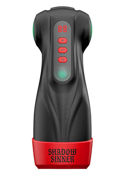 MASTURS Raven - USB Rechargeable Vibrating and Sucking Auto Stroker with Augmented Reality