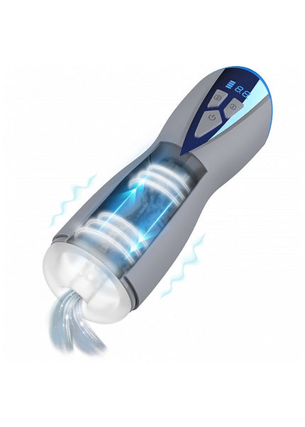 MASTURS Eloa - USB Rechargeable Sucking & Vibrating Auto Stroker with Augmented Reality