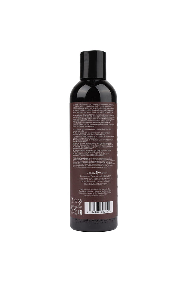 Hemp Seed Massage & Body Oil - Skinny Dip (Vanilla & Fairy Floss) Scented - 237 ml Bottle