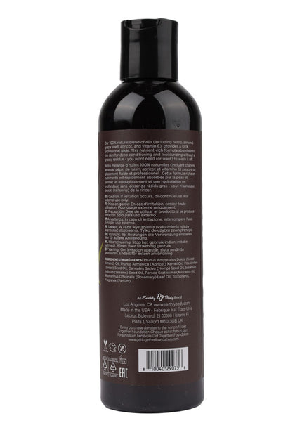 Hemp Seed Massage & Body Oil - Beach Daze (Coconut & Pineapple) Scented - 237 ml Bottle