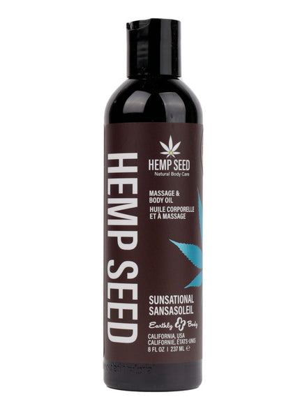 Hemp Seed Massage & Body Oil - Sunsational (Italian Bergamot
