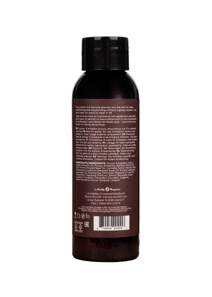 Hemp Seed Massage & Body Oil - Nag Champa (East Indian Incense) Scented - 59 ml Bottle