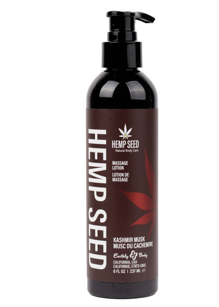 Hemp Seed Massage Lotion - Kashmir Musk (Brandy
