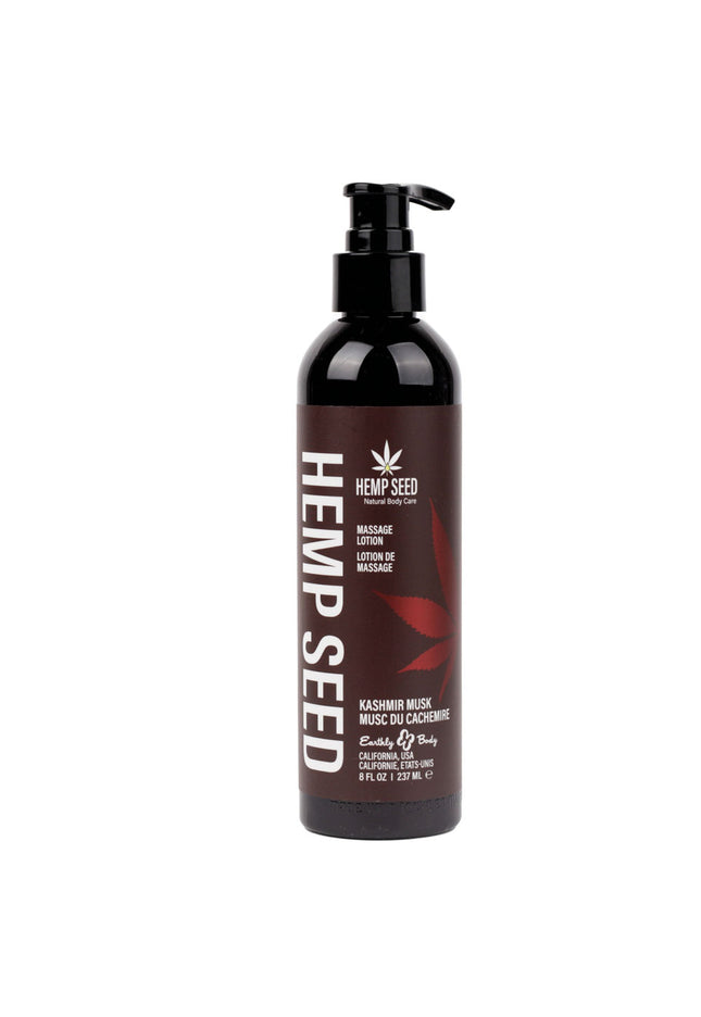 Hemp Seed Massage Lotion - Kashmir Musk (Brandy