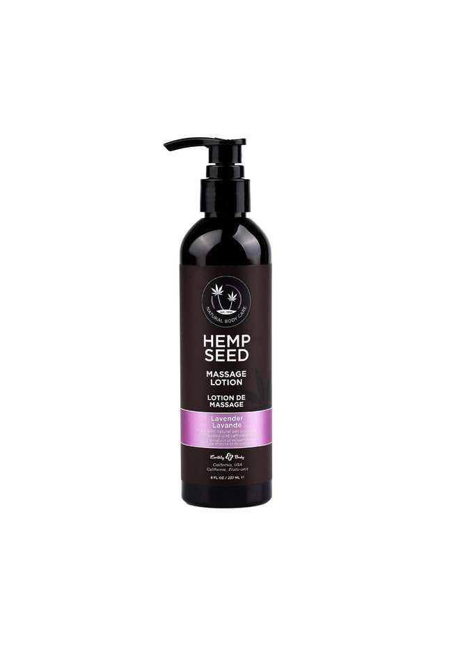 Hemp Seed Massage Lotion - Lavender Scented - 237 ml Bottle