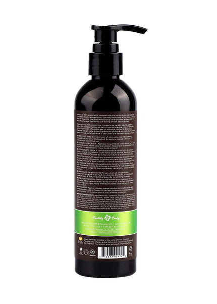 Hemp Seed Massage Lotion - Naked In The Woods (White Tea & Ginger) Scented - 237 ml Bottle