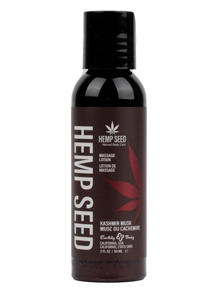 Hemp Seed Massage Lotion - Kashmir Musk (Brandy