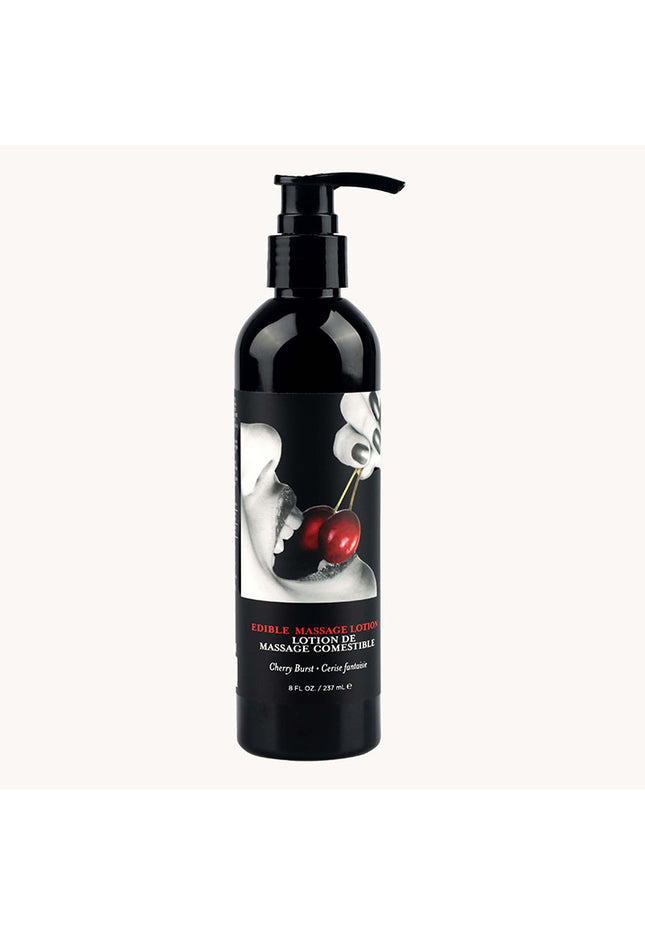 Edible Massage Lotion - Cherry - Cherry Flavoured Massage Lotion - 237 ml