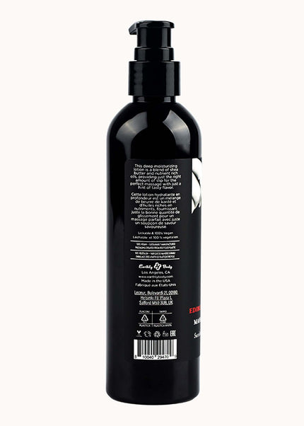 Edible Massage Lotion - Strawberry - Strawberry Flavoured Massage Lotion - 237 ml