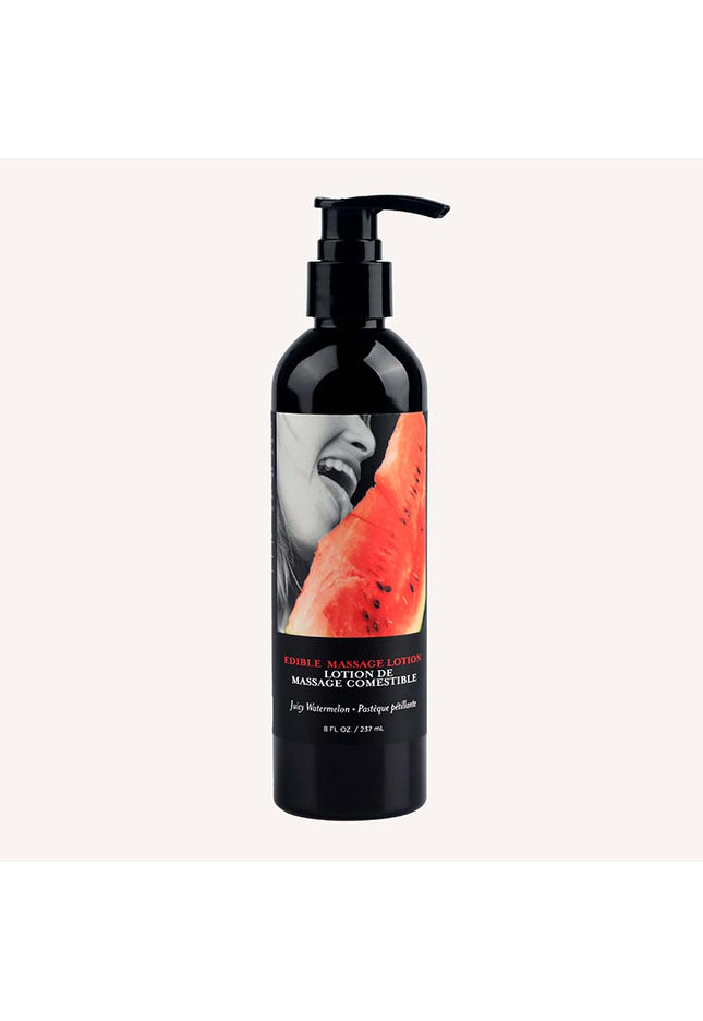 Edible Massage Lotion - Watermelon - Watermelon Flavoured Massage Lotion - 237 ml