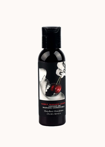 Edible Massage Lotion - Cherry - Cherry Flavoured Massage Lotion - 60 ml