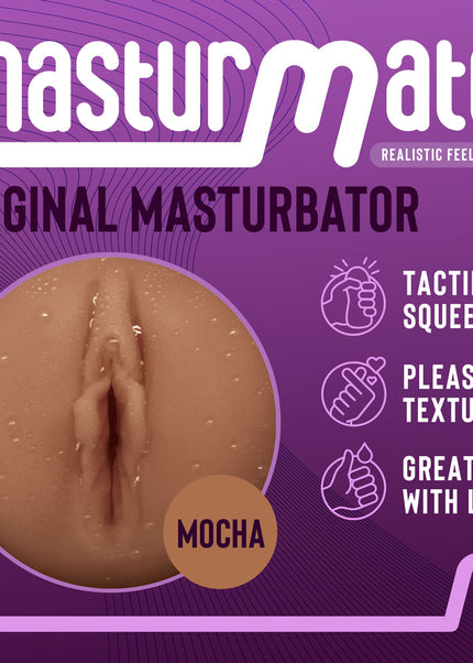 Masturmate - Vagina - Mocha - Brown Vagina Stroker